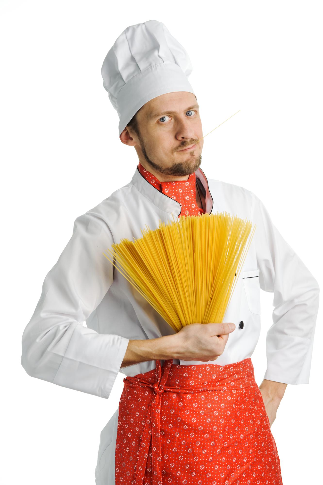 Ritratto chef Marco, esperto tecnica di pasta